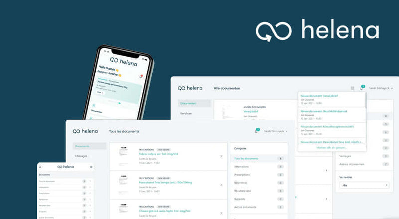 BENU Helena Helena, digitaal, eenvoudig en veilig communiceren over gezondheid Helena, l’environnement de santé personnel