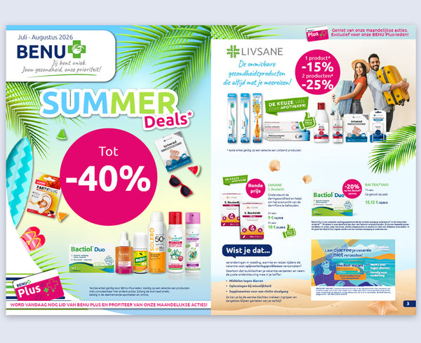 BENU Onze maandelijkse promoties Nos promotions du mois