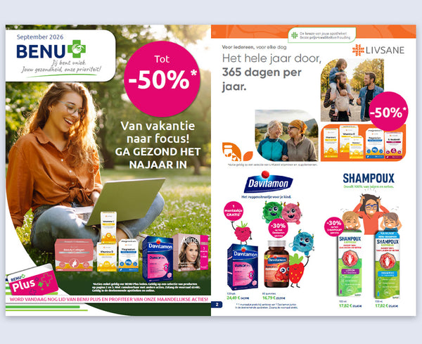 BENU Onze maandelijkse folder Notre brochure mensuelle