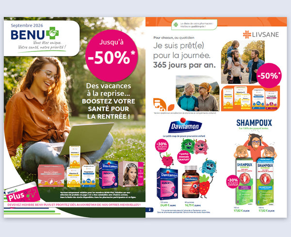 BENU Onze maandelijkse folder Notre brochure mensuelle