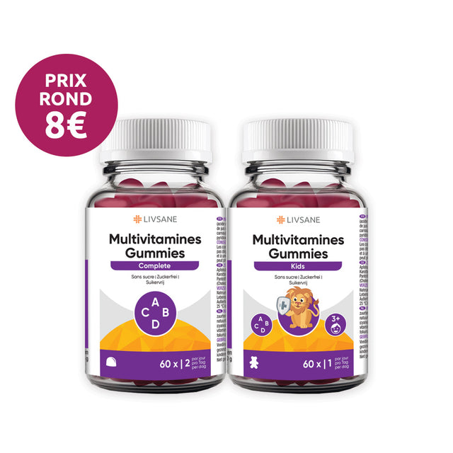 BENU LIVSANE Multivitamines Complete & Kids Ronde prijs Prix Rond 8€ Korting Remise Discount