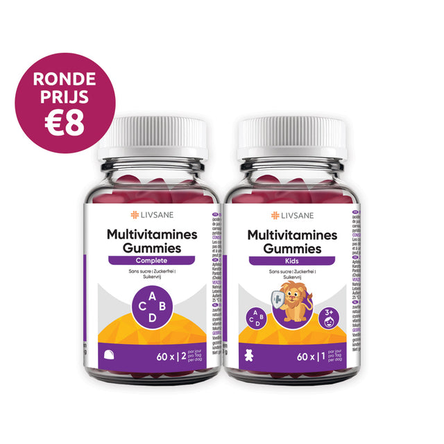 BENU LIVSANE Multivitamines Complete & Kids Ronde prijs Prix Rond 8€ Korting Remise Discount