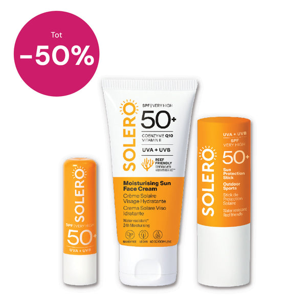 BENU SOLERO -50% Korting Remise Discount Zonbescherming Protection solaire