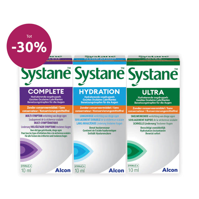 BENU Systane Oogdruppels Gouttes ophtalmiques 30% Korting Remise Discount